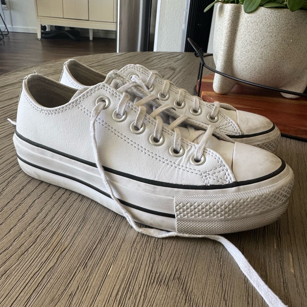 Converse All Star Lift White Shoes